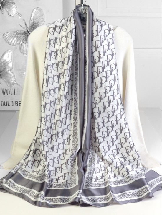 Premium Silk Feeling Designer Inspired Scarf